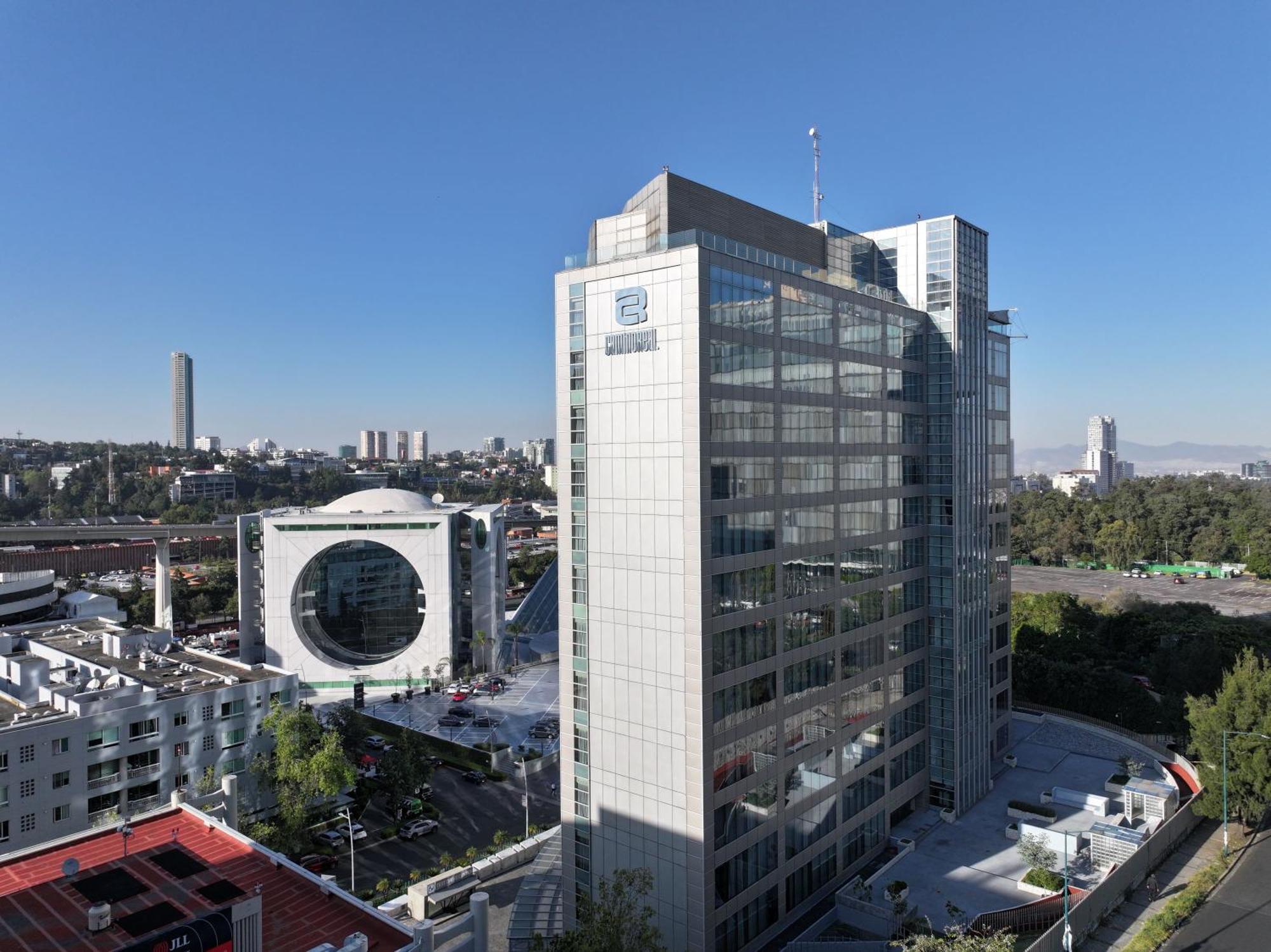 Camino Real Santa Fe Hotel Mexico-stad Buitenkant foto Headquarters of the National Institute of Statistics and Geography in Mexico City